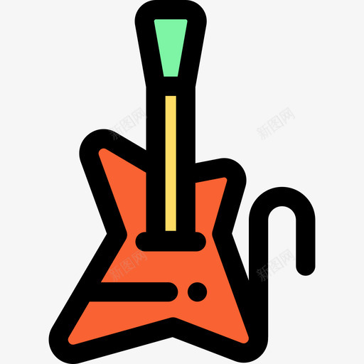 乐器音乐图标5线性颜色svg_新图网 https://ixintu.com 乐器 线性颜色 音乐图标5