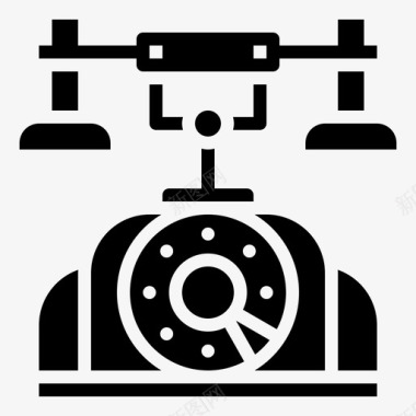 复古电话电子技术图标图标