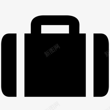 手提箱行李公文包图标图标