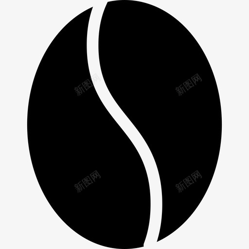 咖啡豆食品和饮料7固体图标svg_新图网 https://ixintu.com 咖啡豆 固体 食品和饮料7