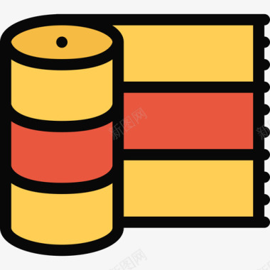 油毡2号楼彩色图标图标