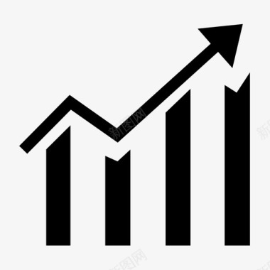 财务报告分析经济调查图标图标