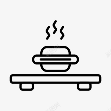 食物汉堡晚餐图标图标