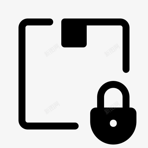 锁箱有人看守包裹图标svg_新图网 https://ixintu.com 保护 包裹 有人看守 服务 送货物流 锁箱