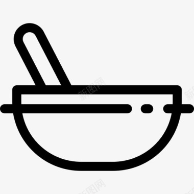 厨房包家用物品12线性图标图标
