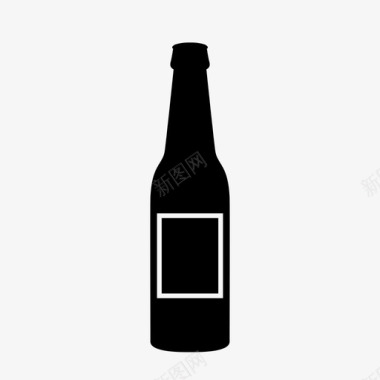 啤酒瓶饮料柠檬水图标图标