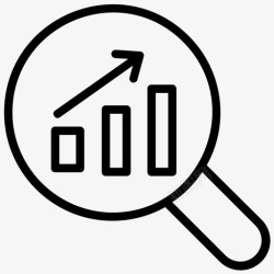 销售预测业务分析数据分析财务预测图标高清图片