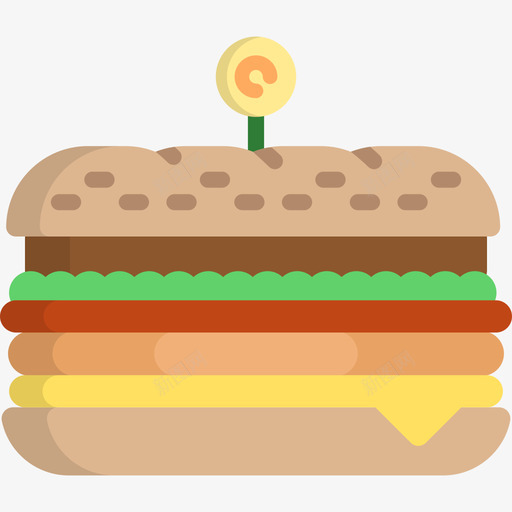 三明治食品和餐厅8公寓图标svg_新图网 https://ixintu.com 三明治 公寓 食品和餐厅8