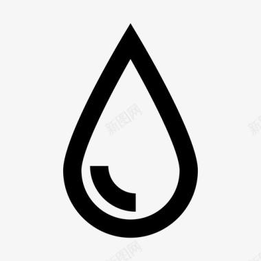 水源燃料生命图标图标
