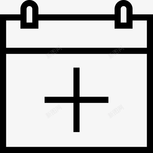 日历iosul5线性图标svg_新图网 https://ixintu.com iosul5 日历 线性