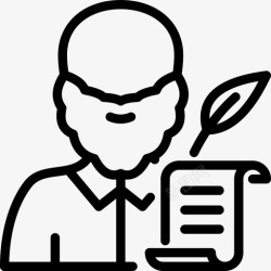 历史学家历史学家职业图标高清图片
