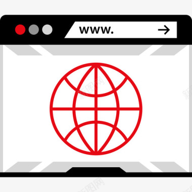 互联网互联网3平面图标图标