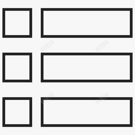 列表项目符号列表清单图标svg_新图网 https://ixintu.com 任务 列表 待办事项 清单 菜单 项目符号列表