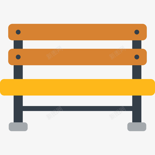 长凳市区平的图标svg_新图网 https://ixintu.com 市区 平的 长凳