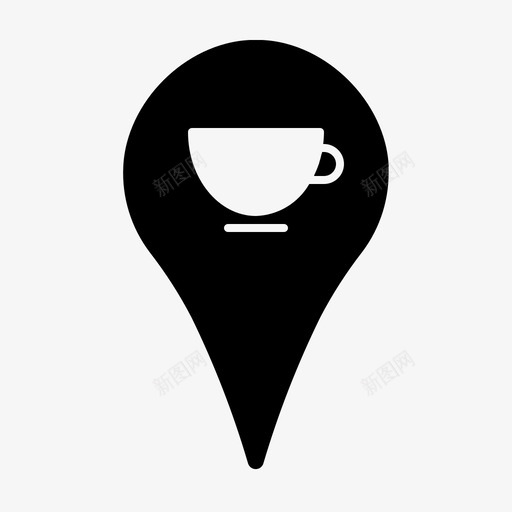 咖啡船位置咖啡厅休息室图标svg_新图网 https://ixintu.com 休息室 咖啡厅 咖啡船位置 地点 地点和地点