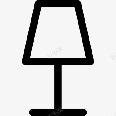 灯具家具1832px线图标图标