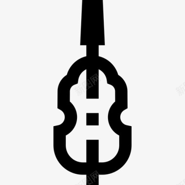 巴里顿乐器11线性图标图标