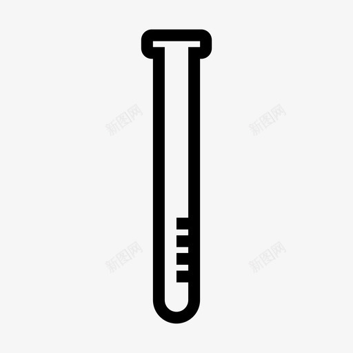 试管化学教育图标svg_新图网 https://ixintu.com 化学 实验 教育 科学 试管