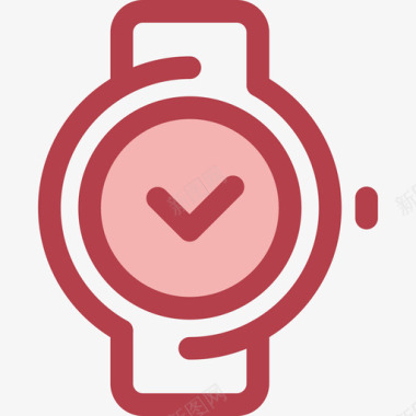 手表用户界面9红色图标图标