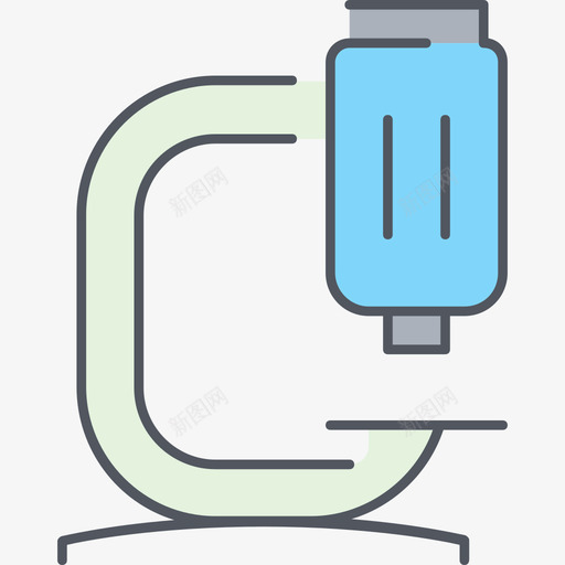显微镜科学15彩色图标svg_新图网 https://ixintu.com 彩色 显微镜 科学15