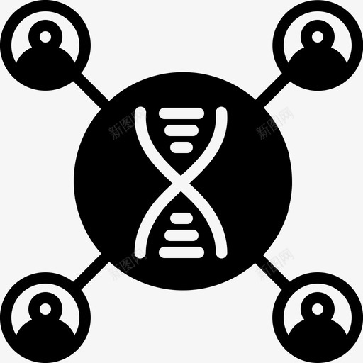 dna比对扩增遗传学图标svg_新图网 https://ixintu.com dna比对 扩增 遗传学