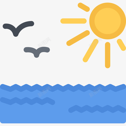 阳光沙滩和野营3平坦图标svg_新图网 https://ixintu.com 平坦 沙滩和野营3 阳光