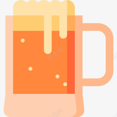 啤酒杯圣帕特里克第12天平的图标图标