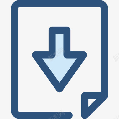 文件用户界面7蓝色图标图标