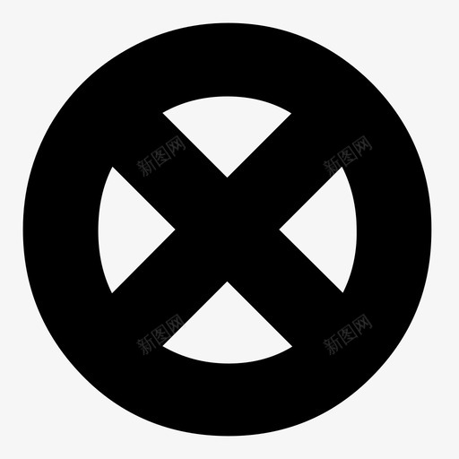 划掉标志反对禁止进入图标svg_新图网 https://ixintu.com 不允许 停止 划掉标志 反对 禁止进入