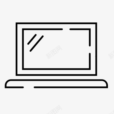 笔记本电脑电脑屏幕图标图标