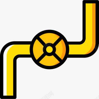 燃气管道施工8黄色图标图标