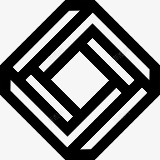 彭罗斯广场圣诞节29直线型图标svg_新图网 https://ixintu.com 圣诞节29 彭罗斯广场 直线型