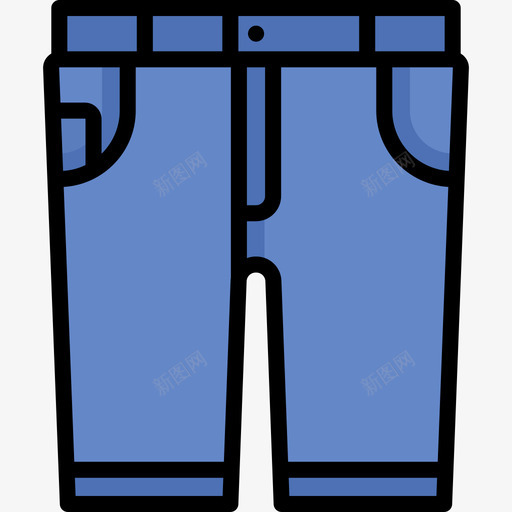 短裤衣服23线性颜色图标svg_新图网 https://ixintu.com 短裤 线性颜色 衣服23