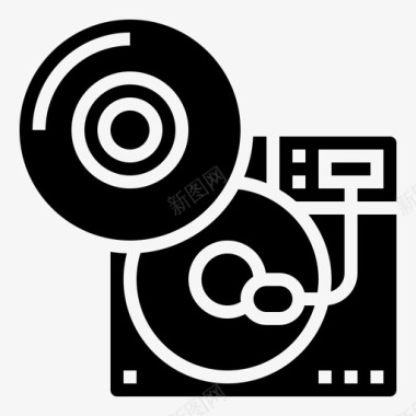 录音机音频音乐图标图标