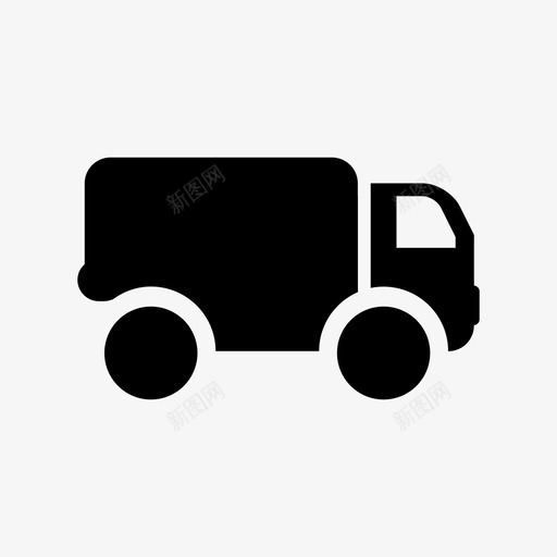 卡车货车运输车图标svg_新图网 https://ixintu.com 卡车 货车 运输车