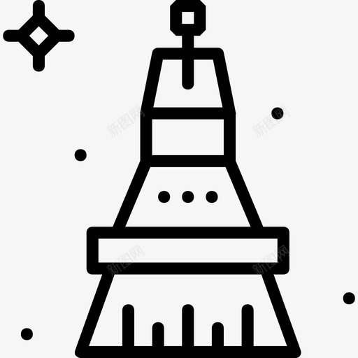 太空舱16号太空舱直线型图标svg_新图网 https://ixintu.com 16号太空舱 太空舱 直线型
