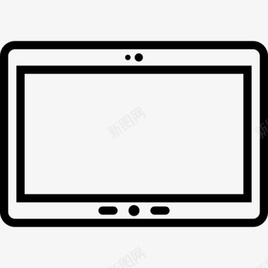 iPad小工具4线性图标图标