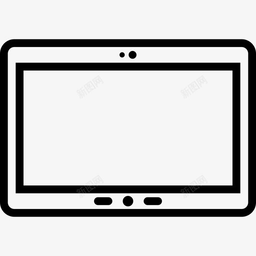 iPad小工具4线性图标svg_新图网 https://ixintu.com iPad 小工具4 线性