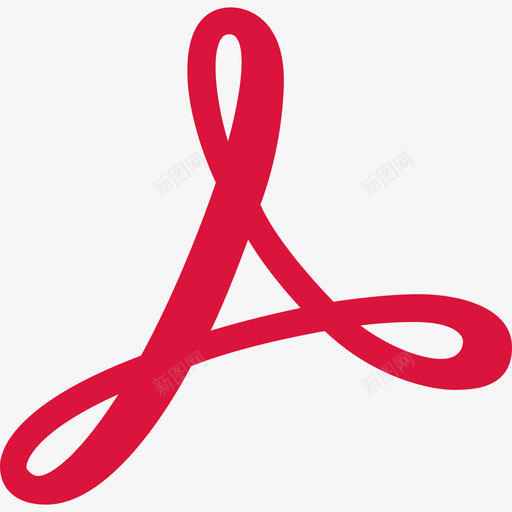 Adobe徽标2平面图标svg_新图网 https://ixintu.com Adobe 平面 徽标2