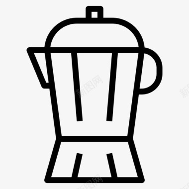 咖啡店搅拌机饮料图标图标