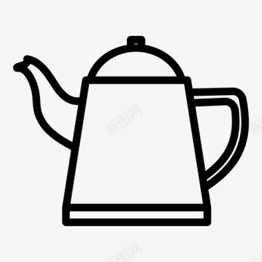 水壶厨房茶图标图标