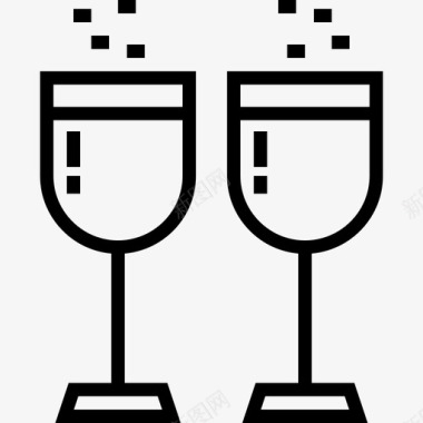 香槟刚结婚2直系图标图标