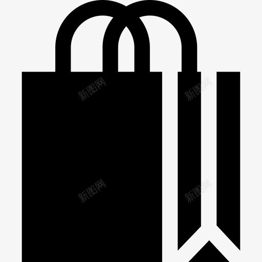 购物袋印刷品6填充图标svg_新图网 https://ixintu.com 印刷品6 填充 购物袋