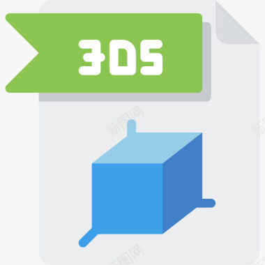 3ds文件文件夹4平面图标图标