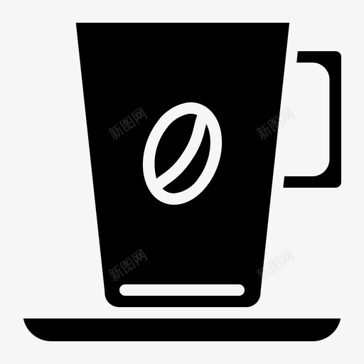 咖啡饮料马克杯图标svg_新图网 https://ixintu.com 咖啡 咖啡固体 饮料 马克杯
