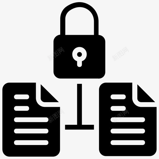 文档安全性数据保护文件保护图标svg_新图网 https://ixintu.com 内容保护 数据保护 数据组织图示符图标 文件保护 文档安全性 锁定的文件