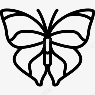 蝴蝶蝴蝶2线状图标图标
