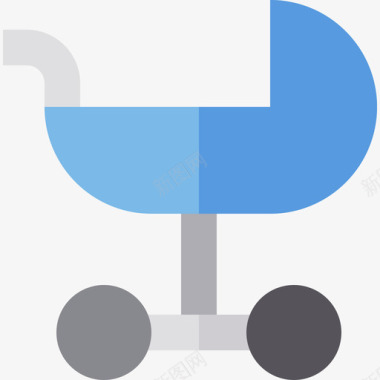 婴儿车玩具6扁平图标图标