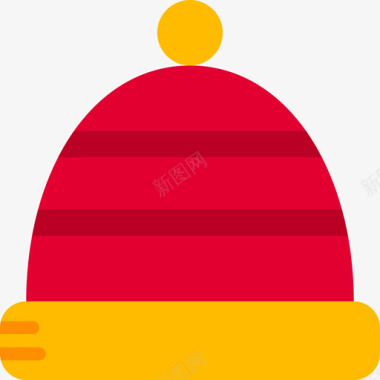 冬季帽婴儿13平顶图标图标