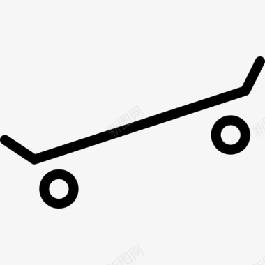 滑板运动游戏3直线型图标图标